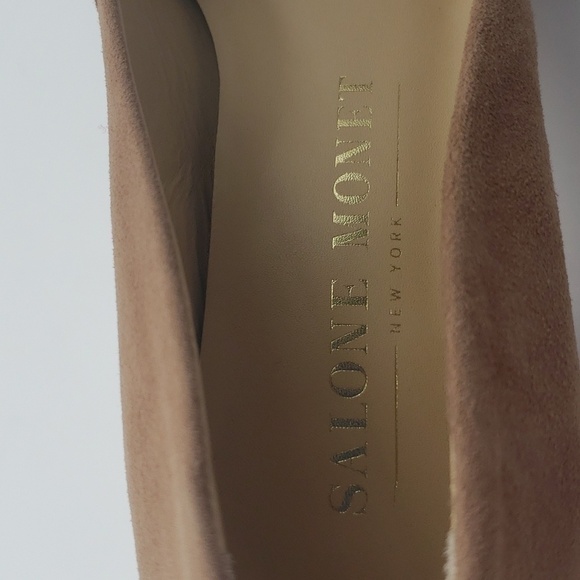 1504- Salone Monet Anita Suede Heels Size 8M NWT – w/ Box & Dust Bag - Picture 8 of 16